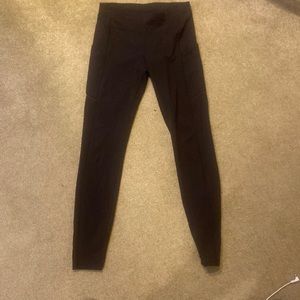 Lululemon Black 28in fast and free tight with pockets